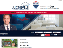 Tablet Screenshot of lucneveu.com